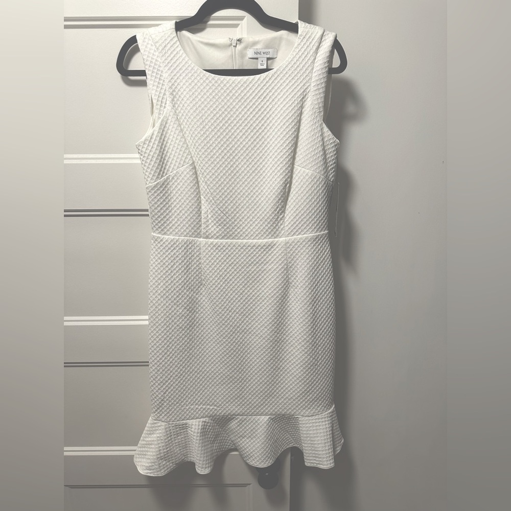 White Nine West Dress